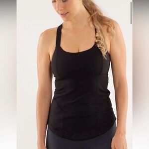 SALE Lululemon Work It Out Tank size 6 color Black
